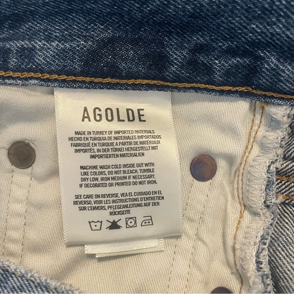 Agolde Dee High Rise Shorts - Picture 11 of 11